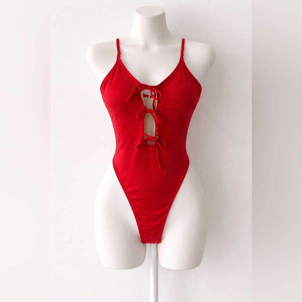 Cotton On Body Red One Piece Swimsuit